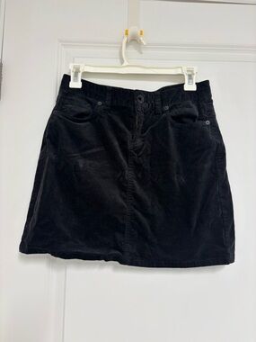 Vineyard Vines Black Corduroy Skirt - Women's A-Line